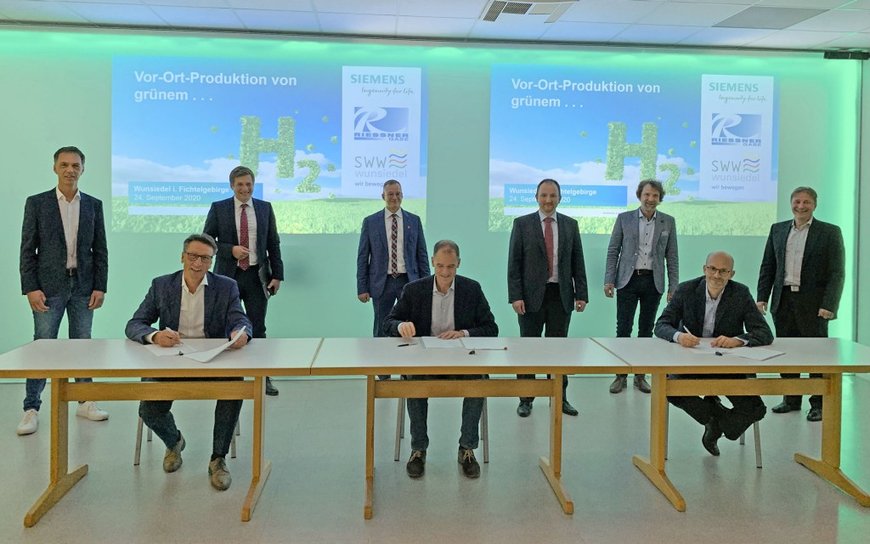 Siemens to build large CO2-free hydrogen production plant in southern Germany